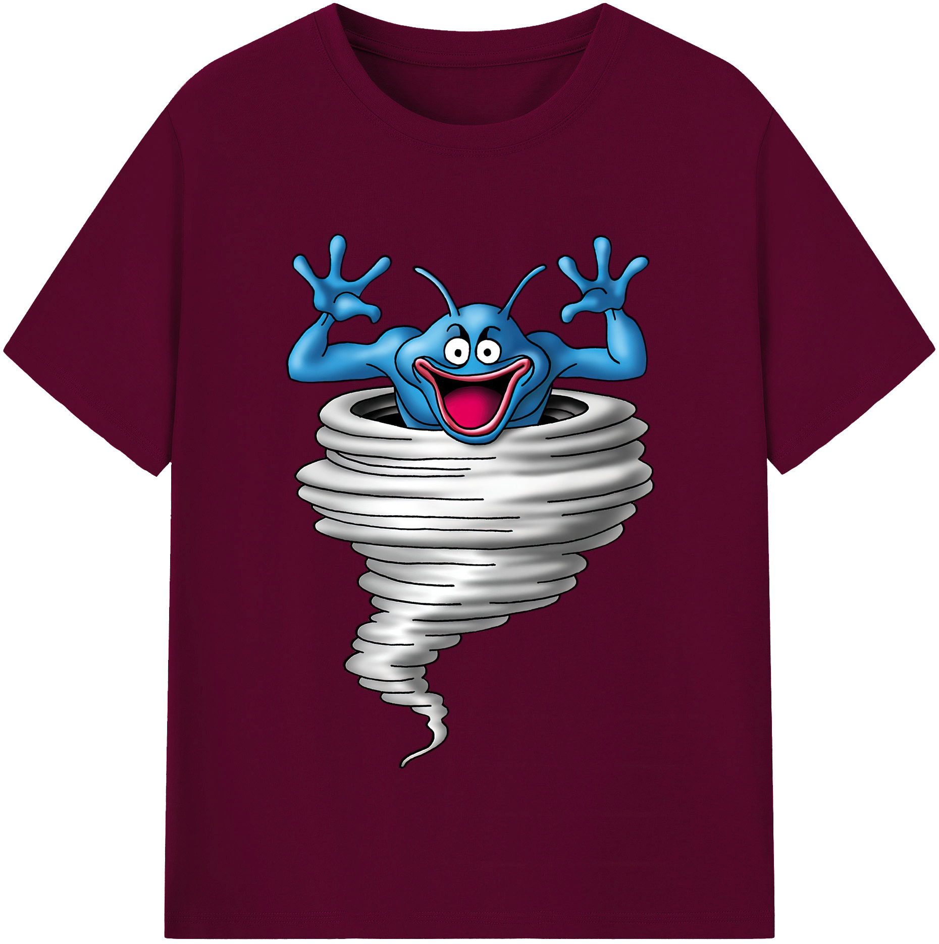 （画像用） ドラゴンクエスト Doragon Kuesuto Dragon Quest レディースカジュアルプリントTシャツ（綿100％）